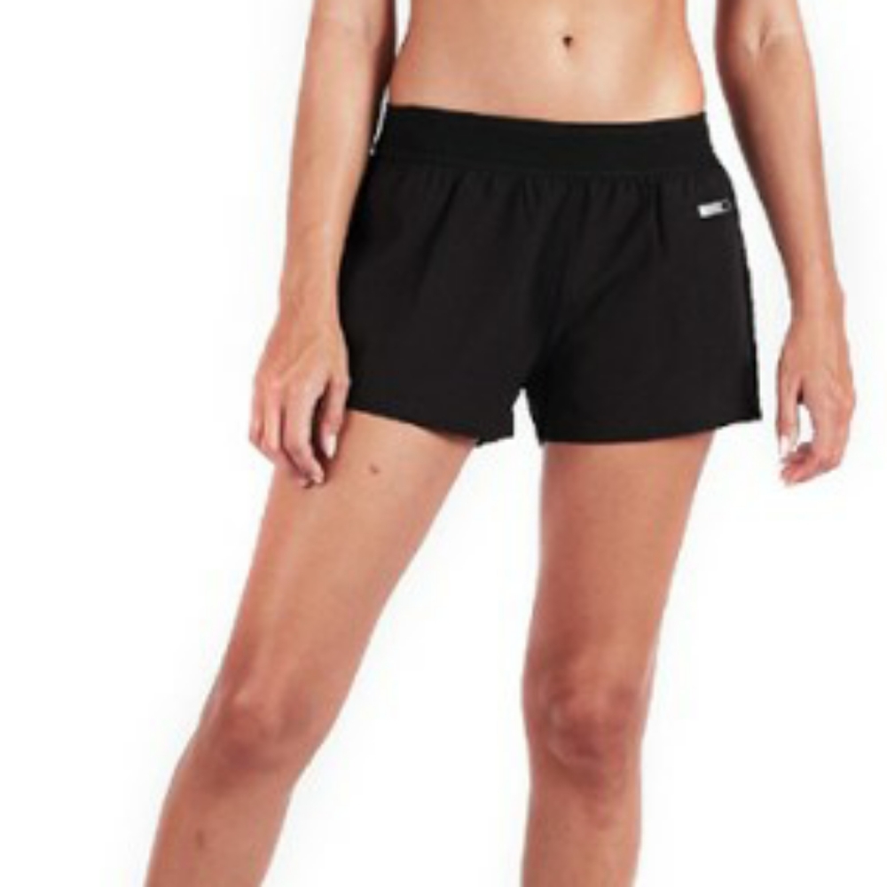 Vuori Chase Performance Black Mesh Running Shorts